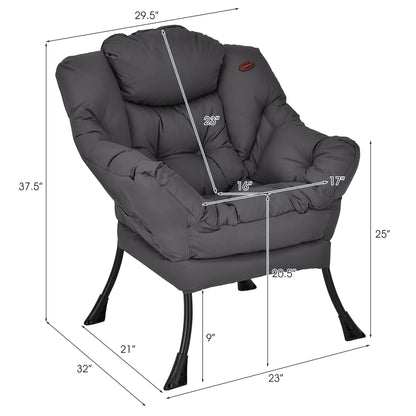 Fauteuil de salon moderne, fauteuil d'appoint, canapé-lit simple.