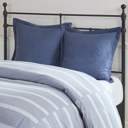 Ensemble de couette surdimensionnée en coton bleu nobiliaire de Madison Park Signature