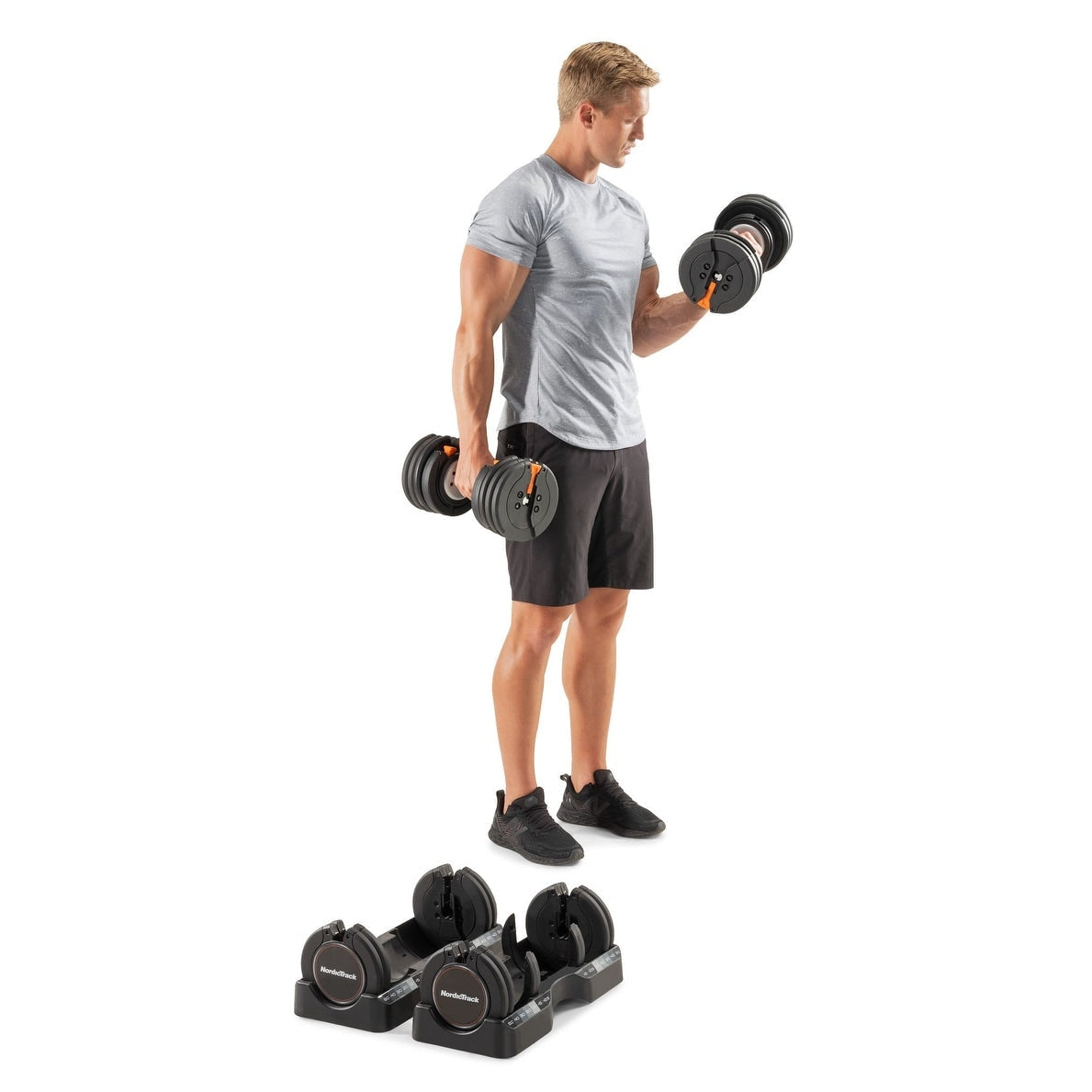 Ensemble de haltères Select-a-Weight de 55 lb de NordicTrack