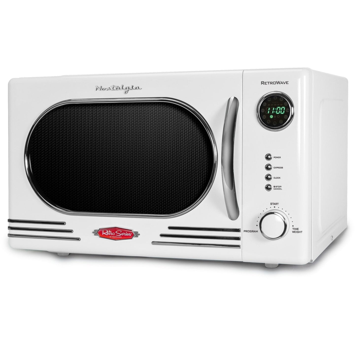 Four à micro-ondes rétro de comptoir Nostalgia de 1,1 pi³ et 1000 watts