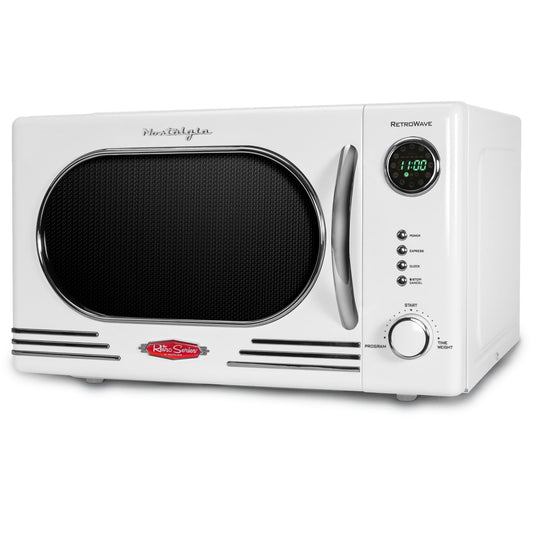 Four à micro-ondes rétro de comptoir Nostalgia de 1,1 pi³ et 1000 watts