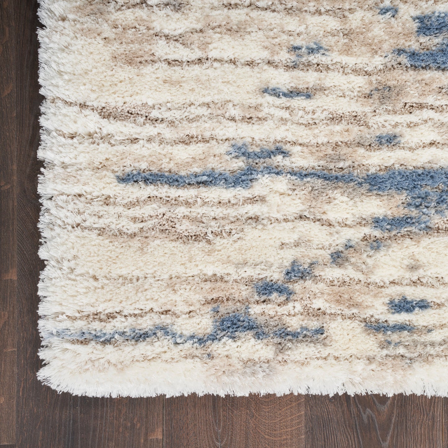 Tapis de sol Nourison Luxurious Shag Abstract Glam Ultra Plush Pile