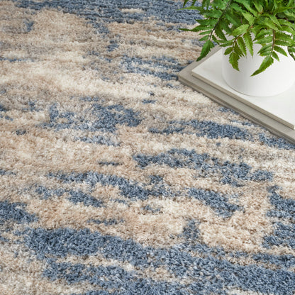 Tapis de sol Nourison Luxurious Shag Abstract Glam Ultra Plush Pile