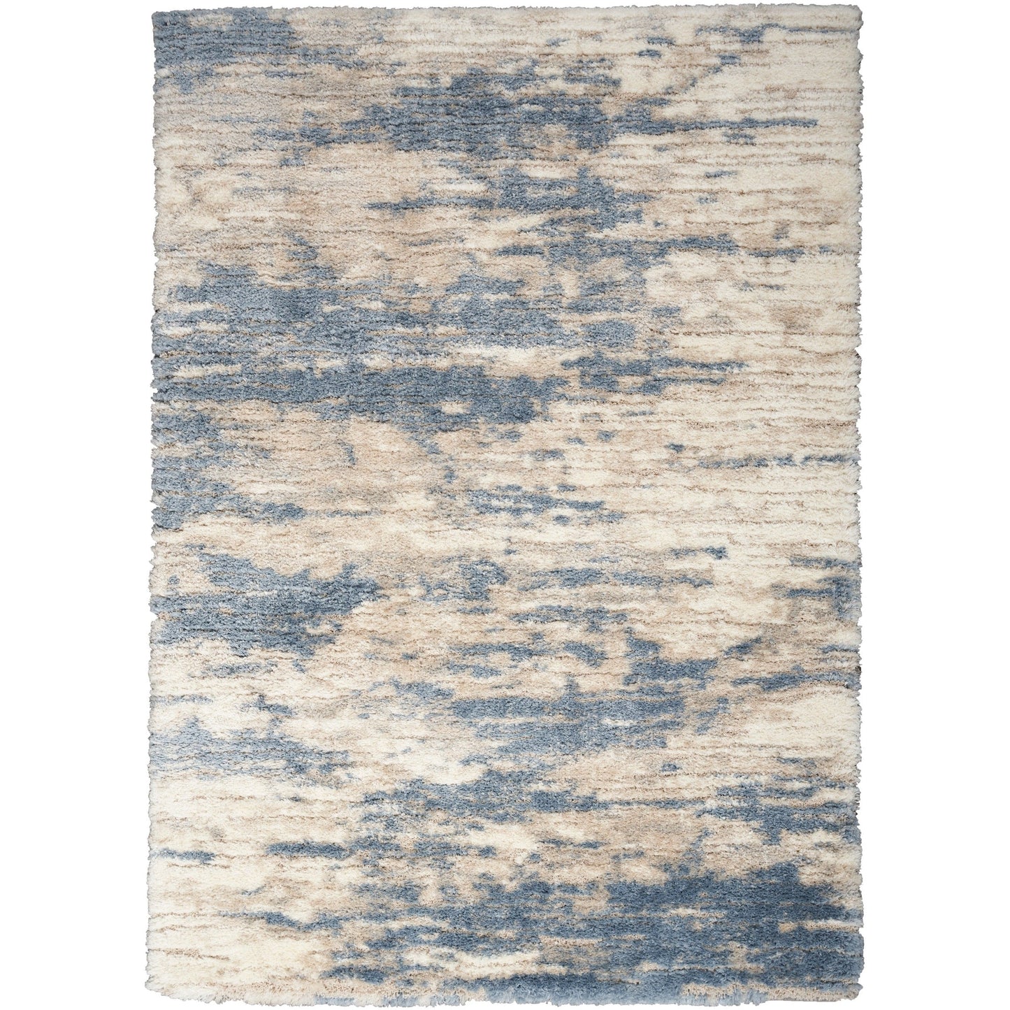 Tapis de sol Nourison Luxurious Shag Abstract Glam Ultra Plush Pile