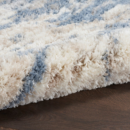 Tapis de sol Nourison Luxurious Shag Abstract Glam Ultra Plush Pile