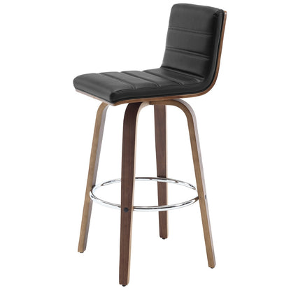 Tabourets de bar/hauts-sièges pivotants en simili cuir 26/29, lot de 2/3