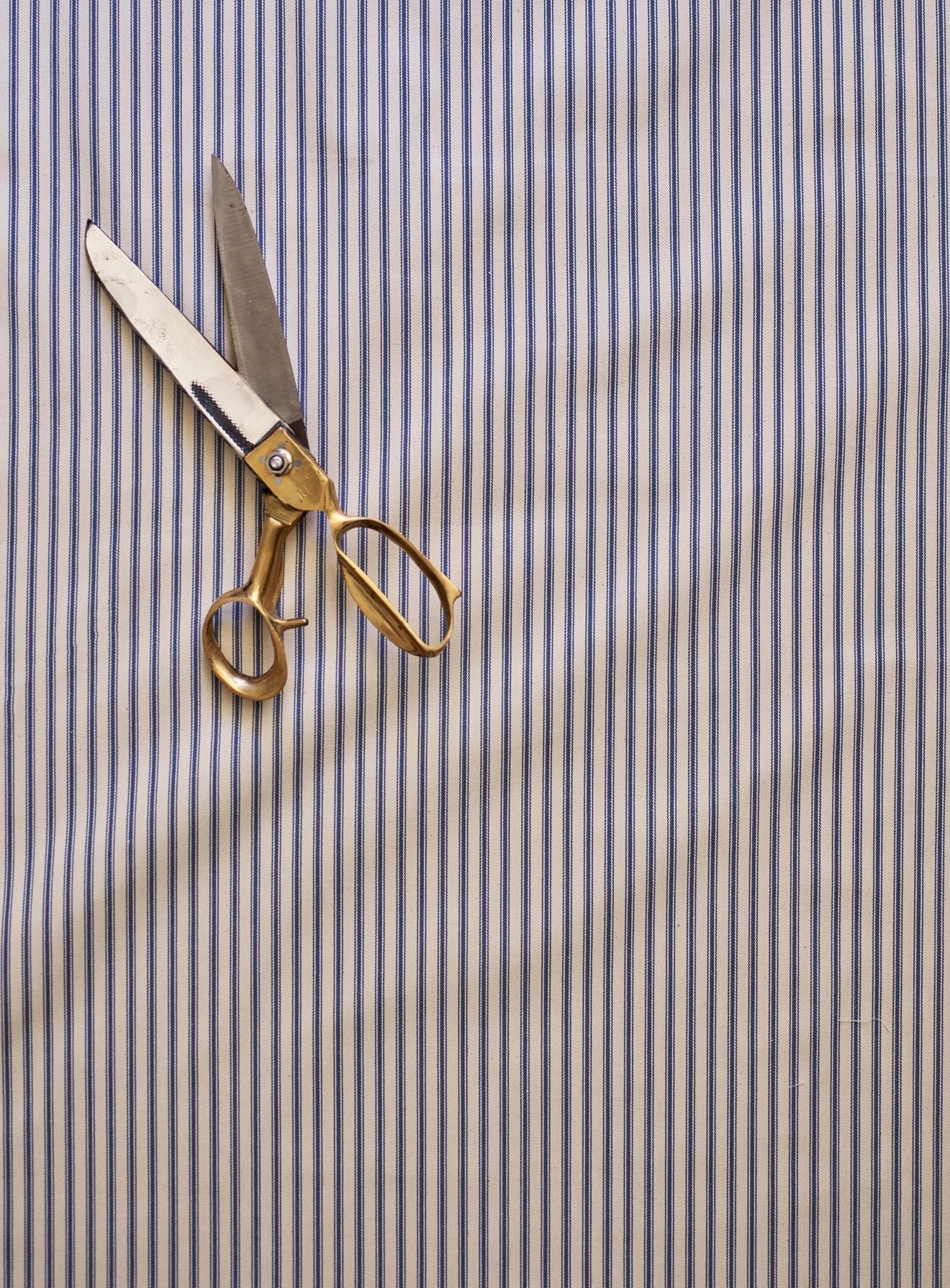 Housse de canapé-lit Warren Loose Cover, rayures bleues