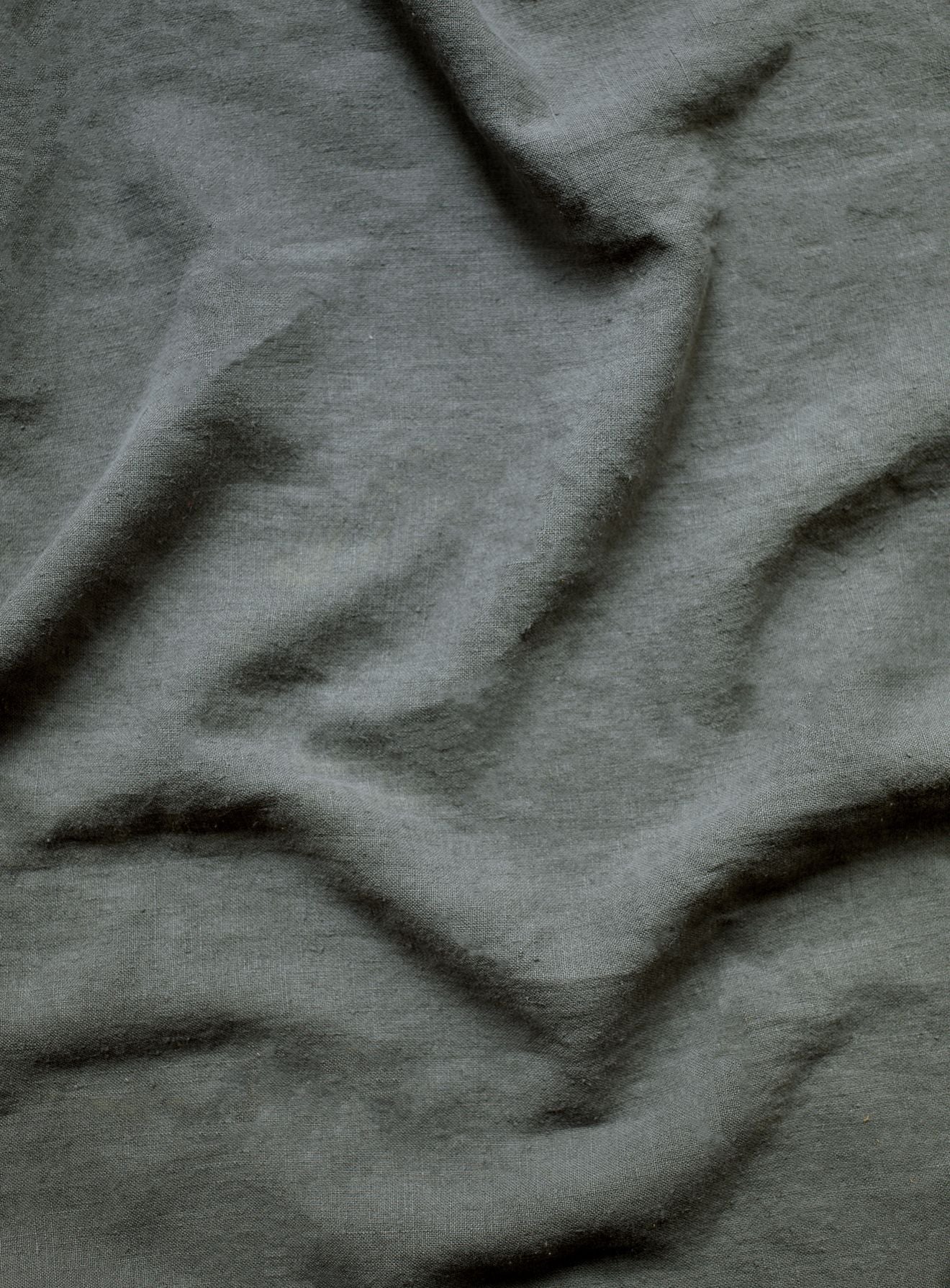 Repose-pieds Freyer, rectangulaire, lin gris plomb