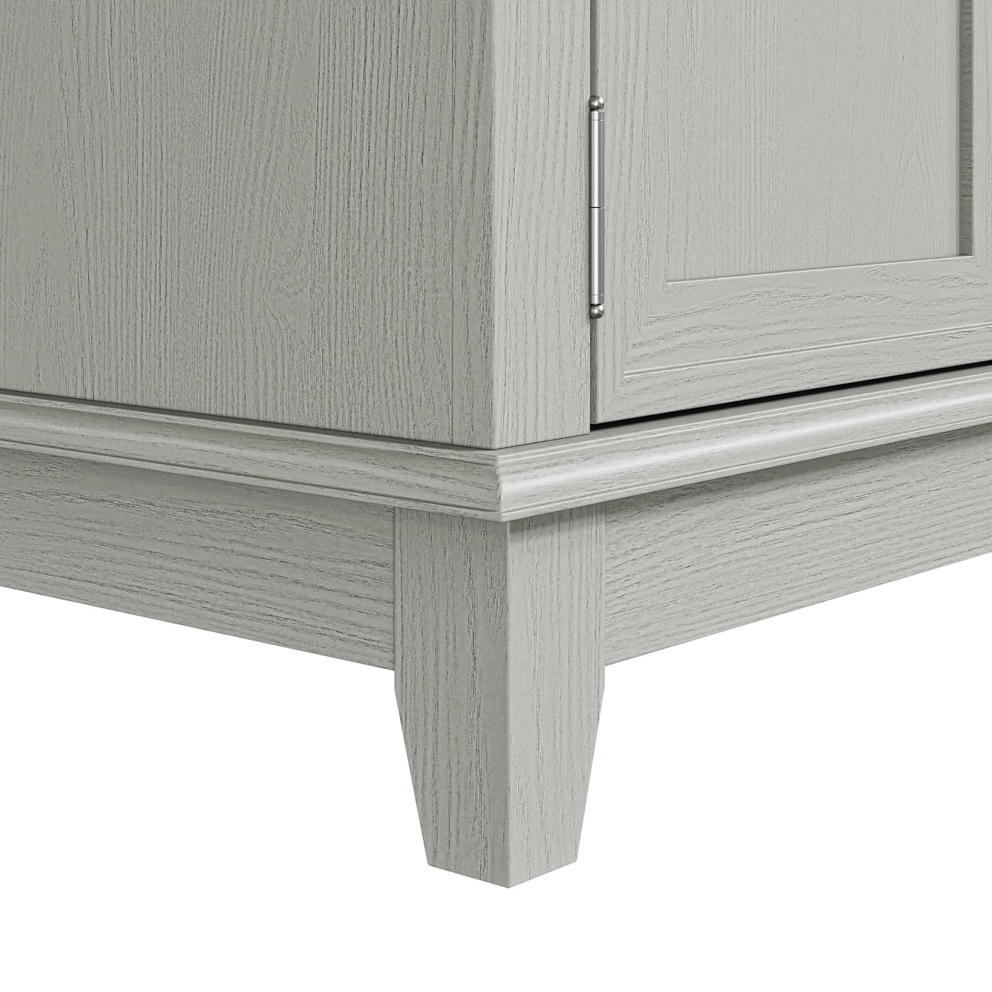 Meuble TV rustique de 183 cm (72 pouces) avec étagères réglables et rangement caché - 183 cm de largeur