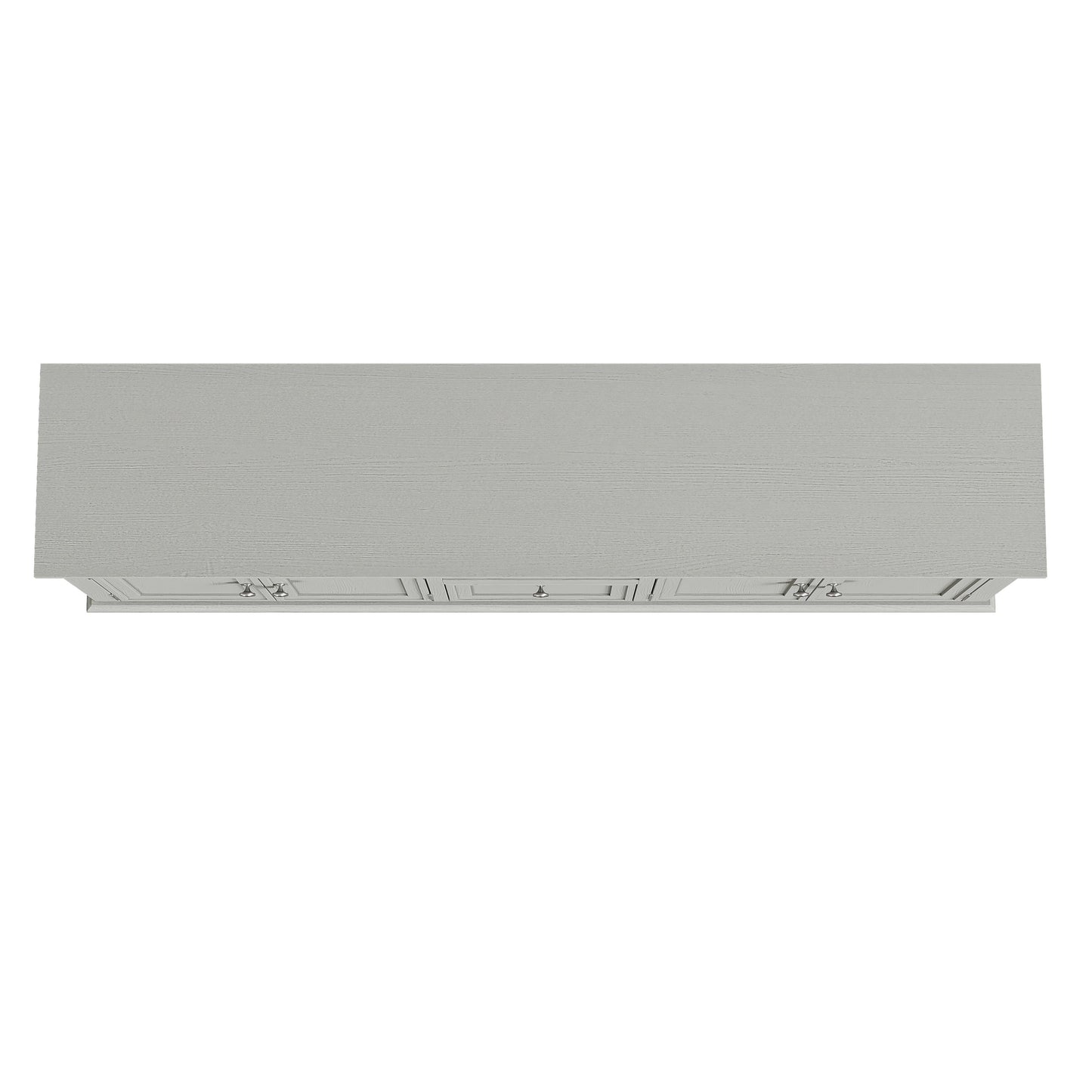 Meuble TV rustique de 183 cm (72 pouces) avec étagères réglables et rangement caché - 183 cm de largeur