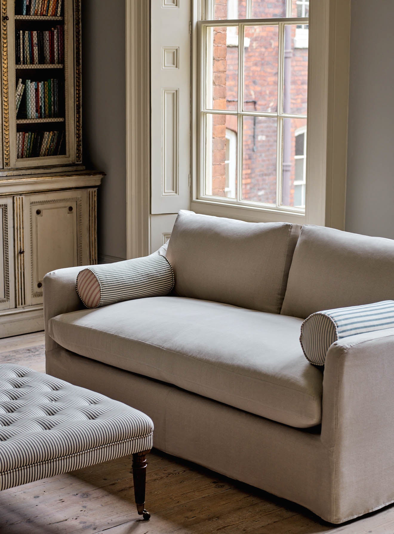 Housse de canapé-lit Warren Loose Cover, coton paille