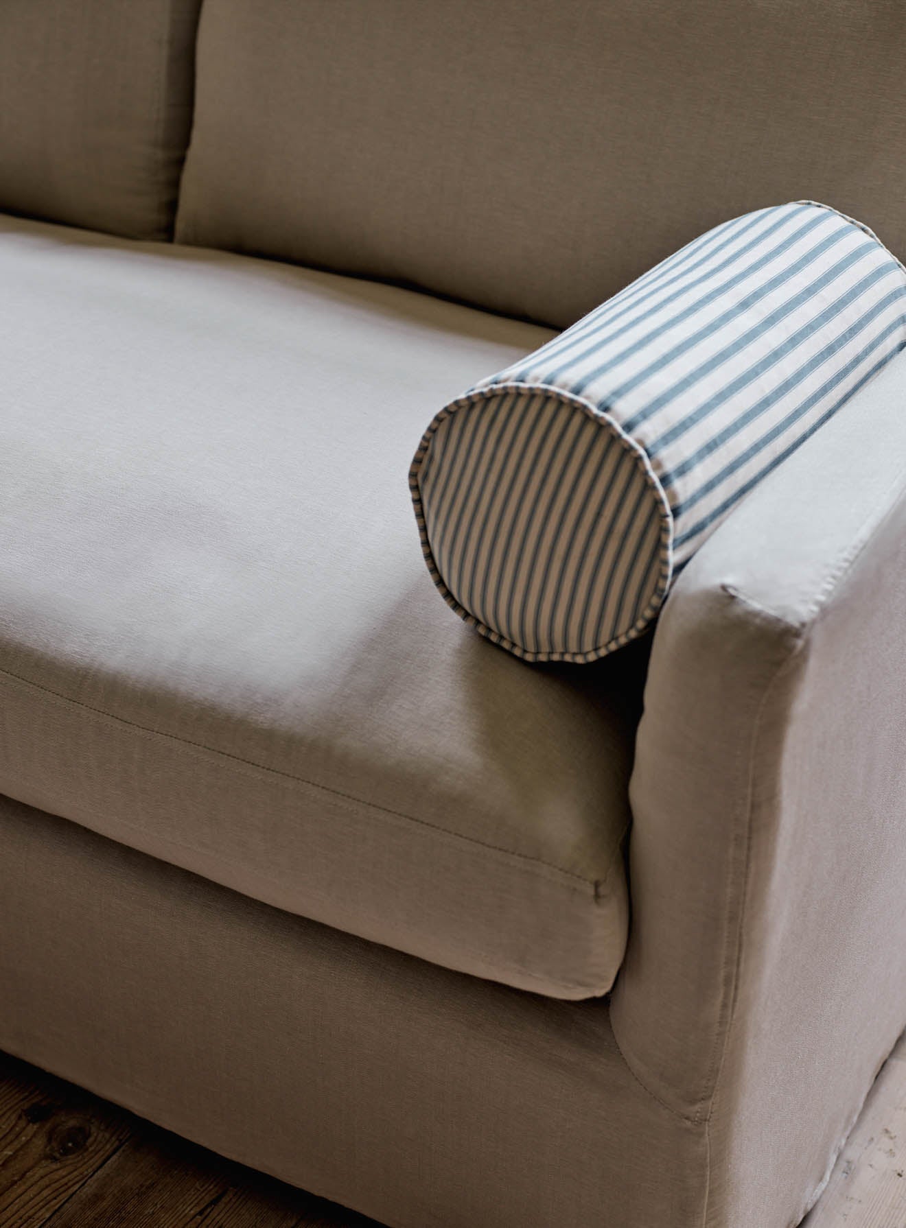 Housse de canapé-lit Warren Loose Cover, rayures noires