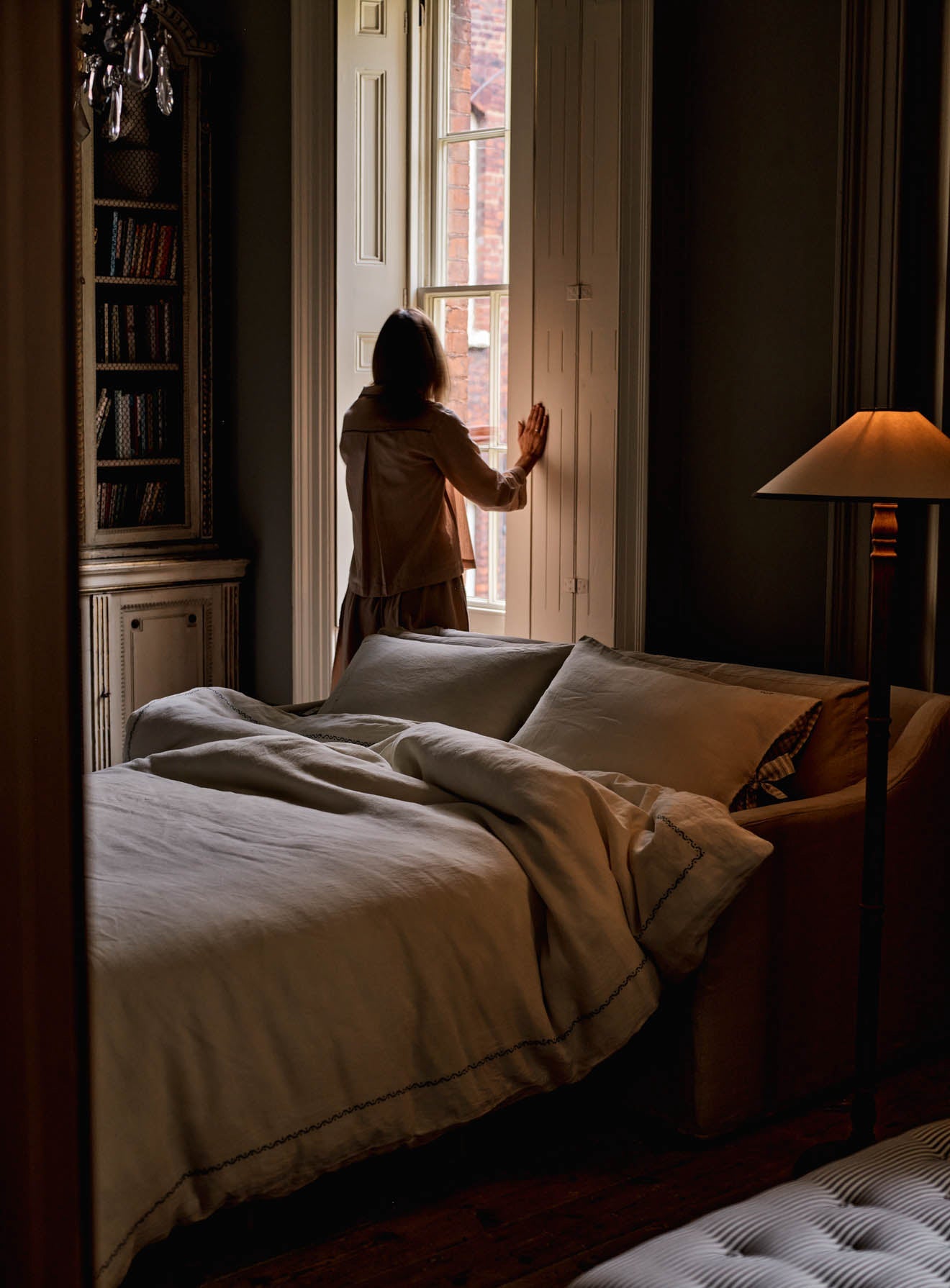 Housse de canapé-lit Warren Loose Cover, coton parchemin
