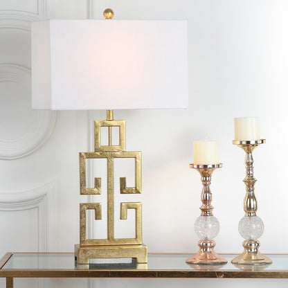 SAFAVIEH Lighting Chantelle, lampe de table antique dorée de 74 cm (lot de 2) - 16W x 9D x 74H