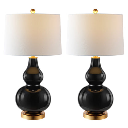 SAFAVIEH Lighting Diede Lampe de table en forme de gourde (lot de 2) - 15x15x28.5 - 15Lx15Px29H