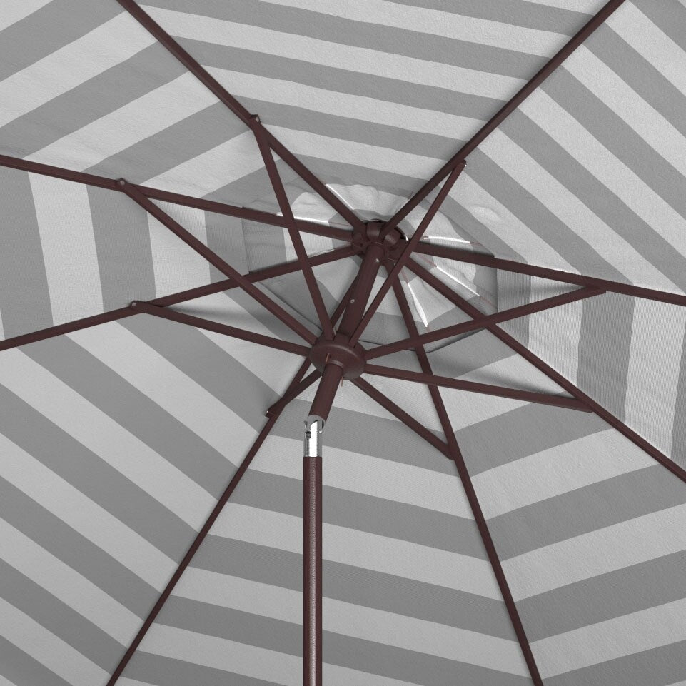 Parasol rond de 3,35 m (11 pieds) Jaylee pour extérieur de SAFAVIEH