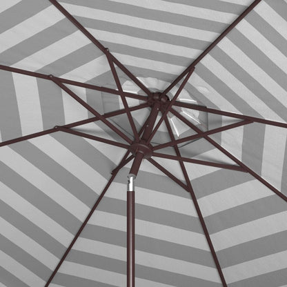 Parasol rond de 3,35 m (11 pieds) Jaylee pour extérieur de SAFAVIEH