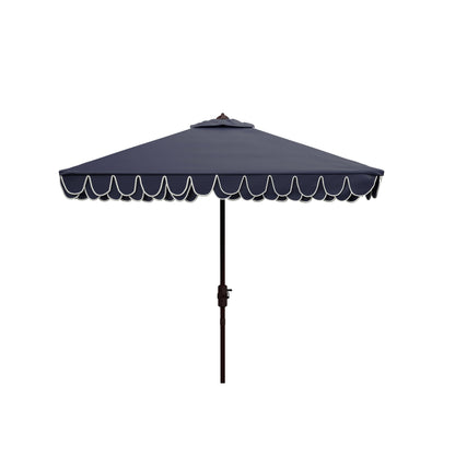 Parasol carré de 7,5 pieds pour extérieur, modèle Naima Valance de SAFAVIEH