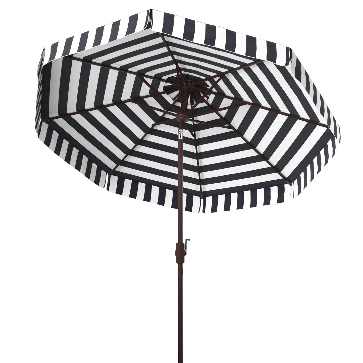 Parasol rond de 3,35 m (11 pieds) de la ligne de mode Outdoor Sidse de SAFAVIEH