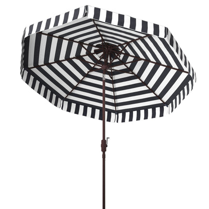 Parasol rond de 3,35 m (11 pieds) de la ligne de mode Outdoor Sidse de SAFAVIEH