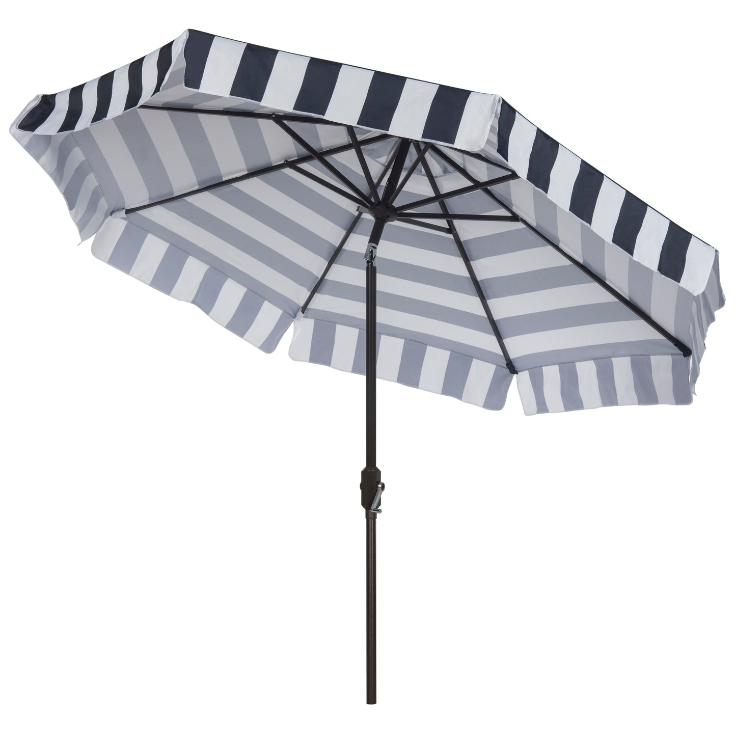 Parasol rond de 3,35 m (11 pieds) de la ligne de mode Outdoor Sidse de SAFAVIEH