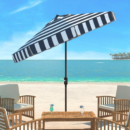 Parasol rond de 3,35 m (11 pieds) de la ligne de mode Outdoor Sidse de SAFAVIEH