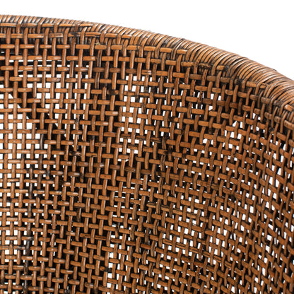 Tabouret de bar en rotin SAFAVIEH Virona de 76 cm (30 pouces) - 56,6 L x 52,1 P x 99,1 H - 56,6Lx52,1Px99,1H