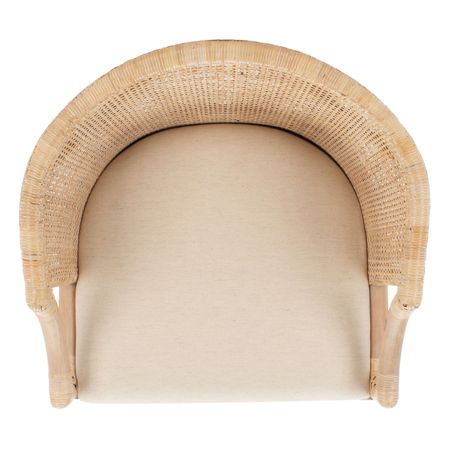Tabouret de bar en rotin SAFAVIEH Virona de 76 cm (30 pouces) - 56,6 L x 52,1 P x 99,1 H - 56,6Lx52,1Px99,1H