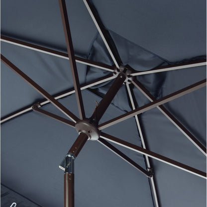Parasol rectangulaire d'extérieur Zariah de SAFAVIEH, 6'x10', avec liseré