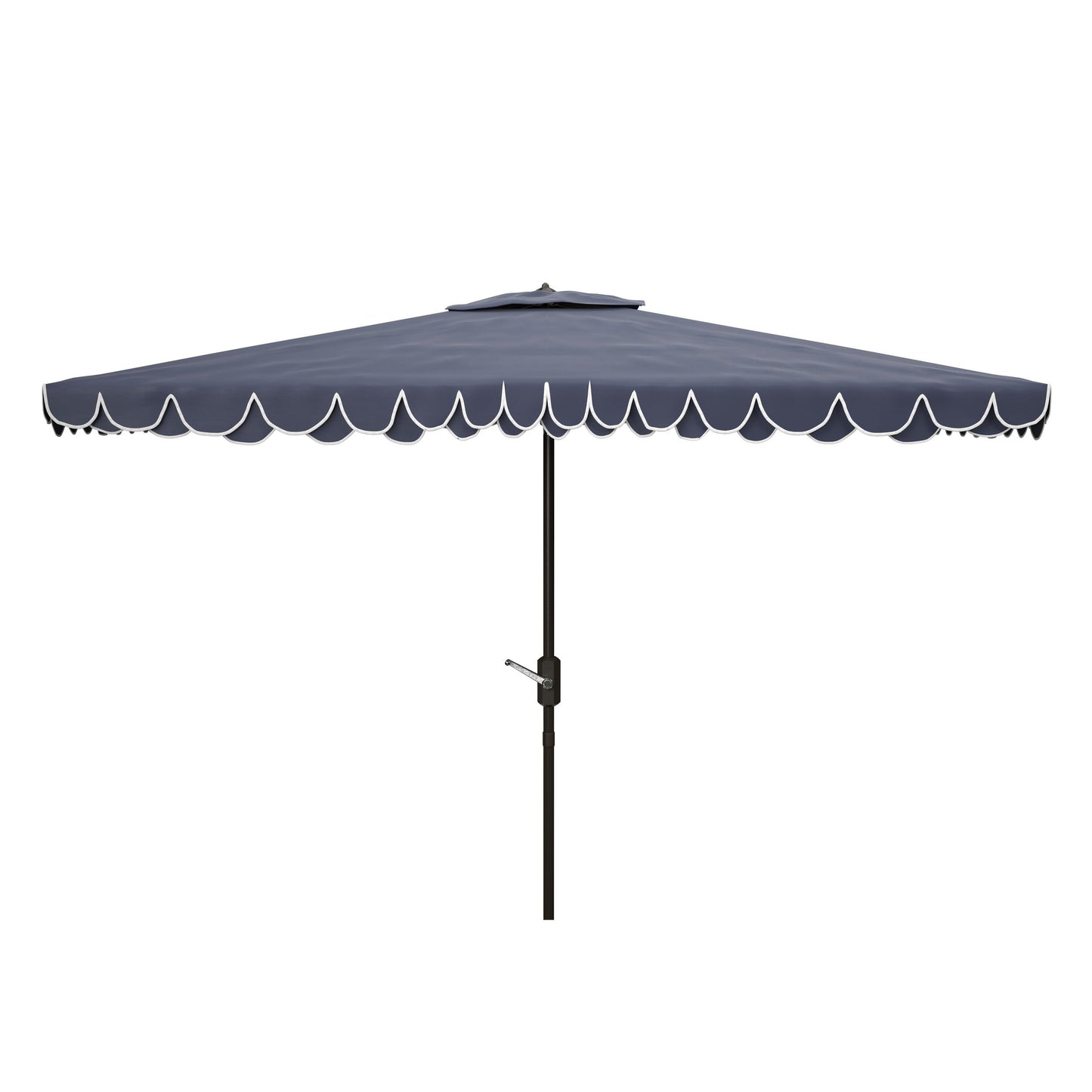 Parasol rectangulaire d'extérieur Zariah de SAFAVIEH, 6'x10', avec liseré