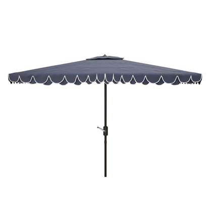 Parasol rectangulaire d'extérieur Zariah de SAFAVIEH, 6'x10', avec liseré