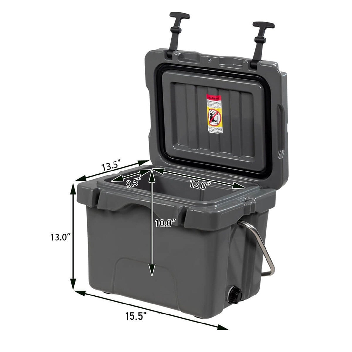 SKTAKOL Glacière isotherme portable 16 quarts, étanche, 24 boîtes de glace - Voir les détails