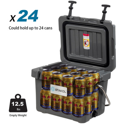 SKTAKOL Glacière isotherme portable 16 quarts, étanche, 24 boîtes de glace - Voir les détails