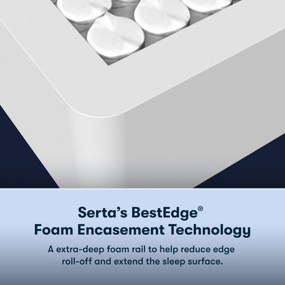 Ensemble de matelas Serta Perfect Sleeper Oasis Sleep 14.5 à revêtement moelleux et soutien ferme