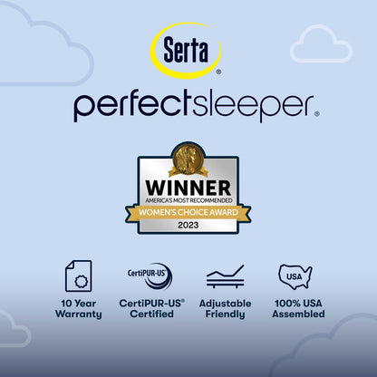 Matelas Serta Perfect Sleeper Oasis Sleep 14.5 à revêtement moelleux et soutien ferme