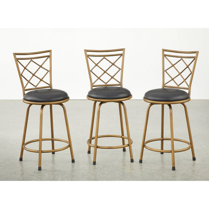 Tabourets pivotants réglables en hauteur Alyssa de Simple Living (lot de 3)