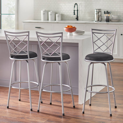 Tabourets pivotants réglables en hauteur Alyssa de Simple Living (lot de 3)