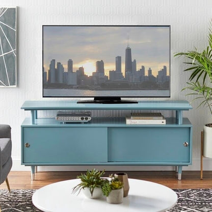 Meuble TV en bois Simple Living Margo, style moderne du milieu du siècle.