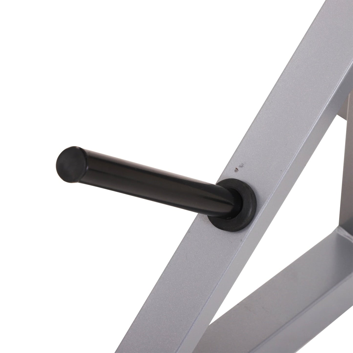 Soozier Support de Squat/Banc de Poussée de Barre à Hauteur Réglable en Acier, 2 pièces - N/A