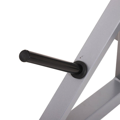 Soozier Support de Squat/Banc de Poussée de Barre à Hauteur Réglable en Acier, 2 pièces - N/A