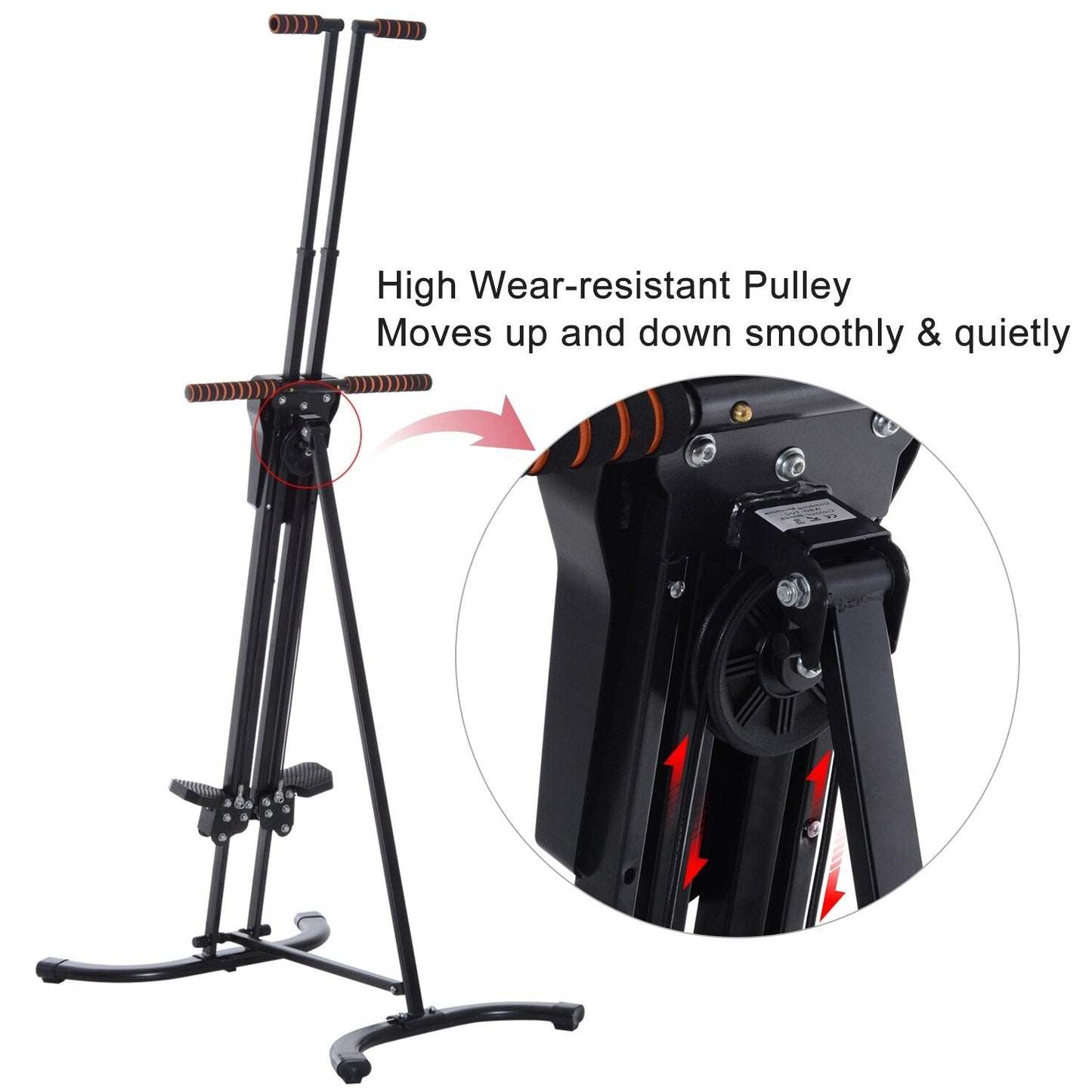 Machine d'exercice escalade verticale en acier Soozier - 71L x 66W x 208H (cm)