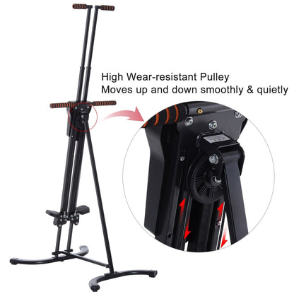 Machine d'exercice escalade verticale en acier Soozier - 71L x 66W x 208H (cm)