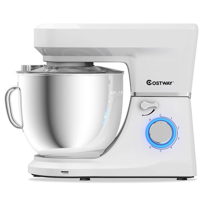 Robot pâtissier 7,5 Qt, 6 vitesses, tête inclinable, avec batteur électrique