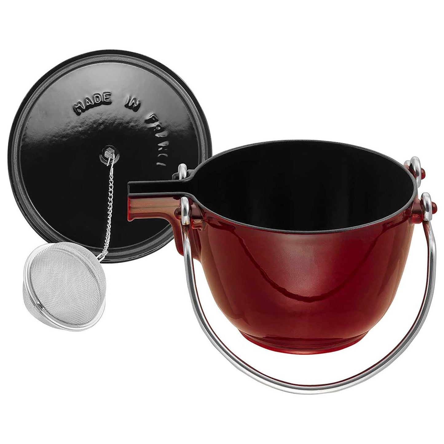 Bouilloire ronde en fonte STAUB, 1 quart