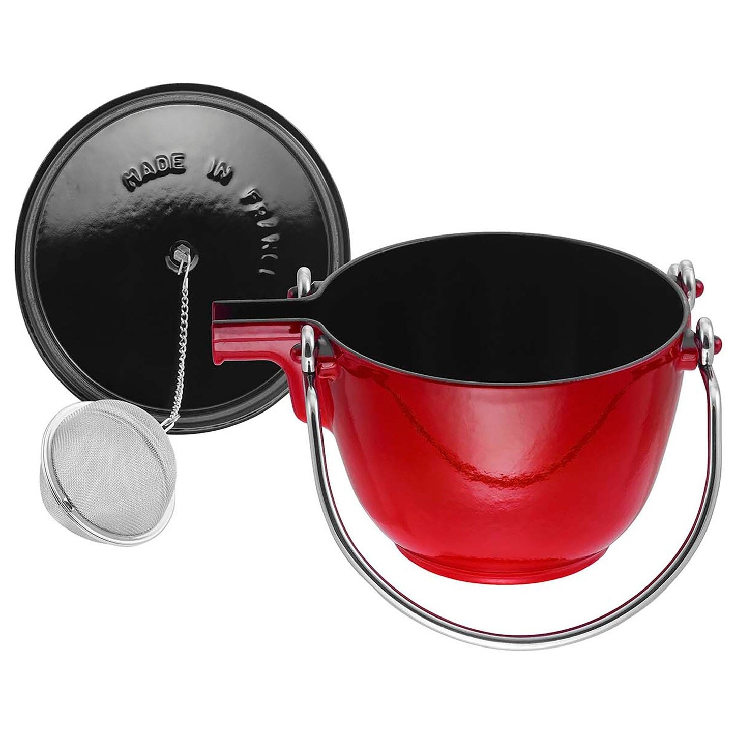 Bouilloire ronde en fonte STAUB, 1 quart
