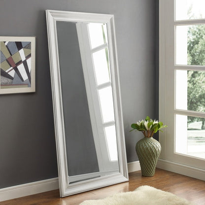 Grand miroir à perles pleine longueur - Miroir pleine taille surdimensionné, à poser ou à accrocher au mur