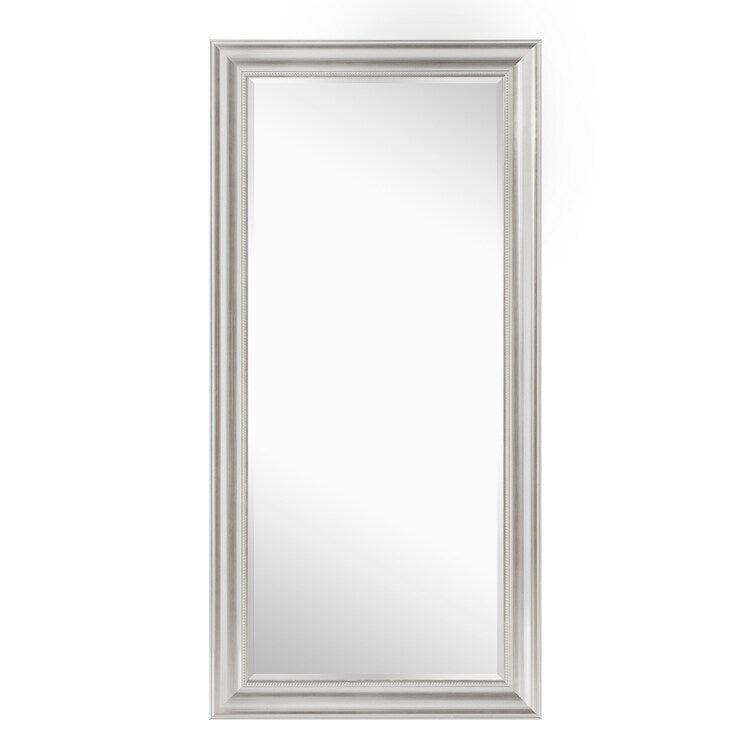 Grand miroir à perles pleine longueur - Miroir pleine taille surdimensionné, à poser ou à accrocher au mur