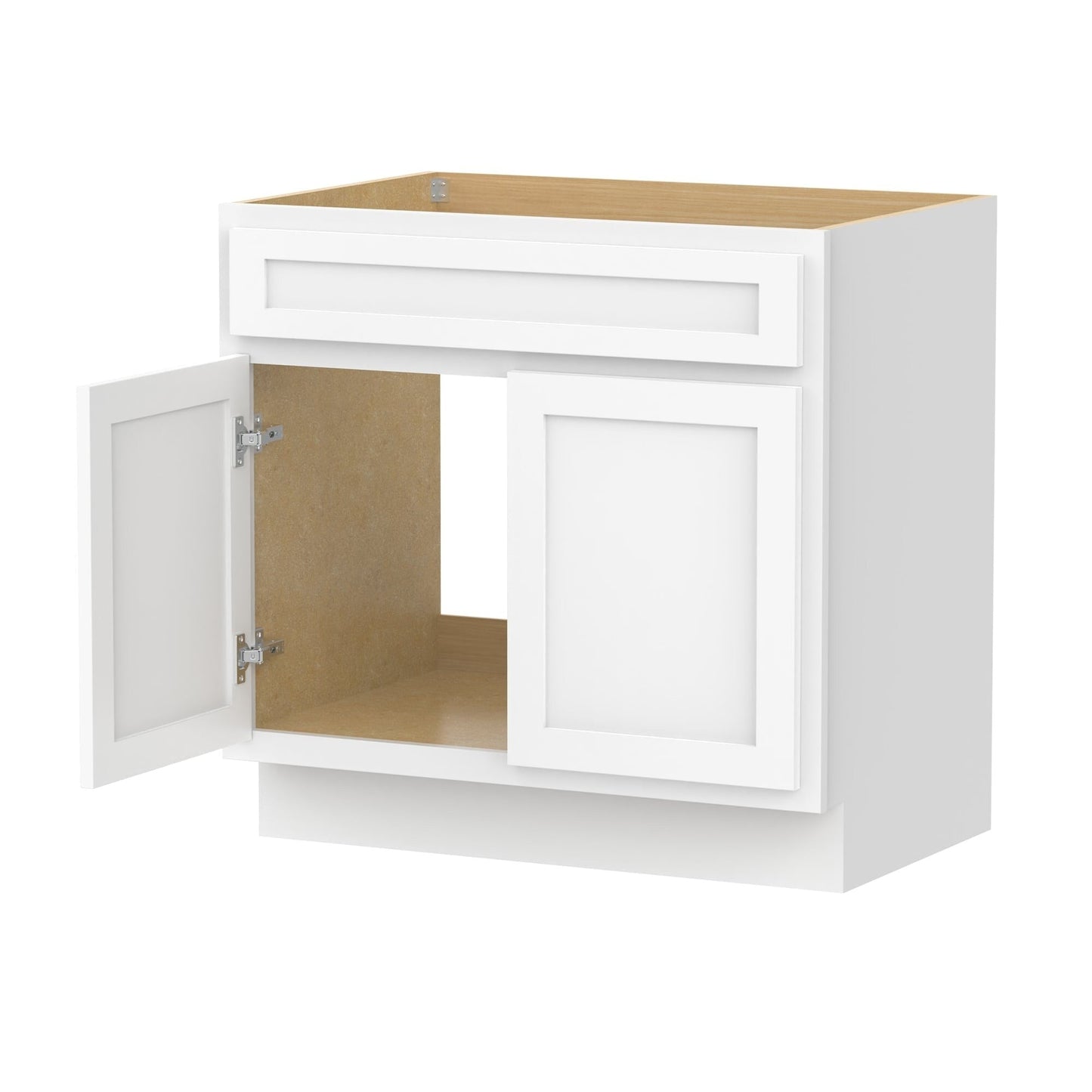 Meuble-lavabo de salle de bain Art Vanity à 36 pouces avec lavabo simple.