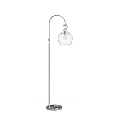 Lampe de sol à arc Verona avec abat-jour en verre