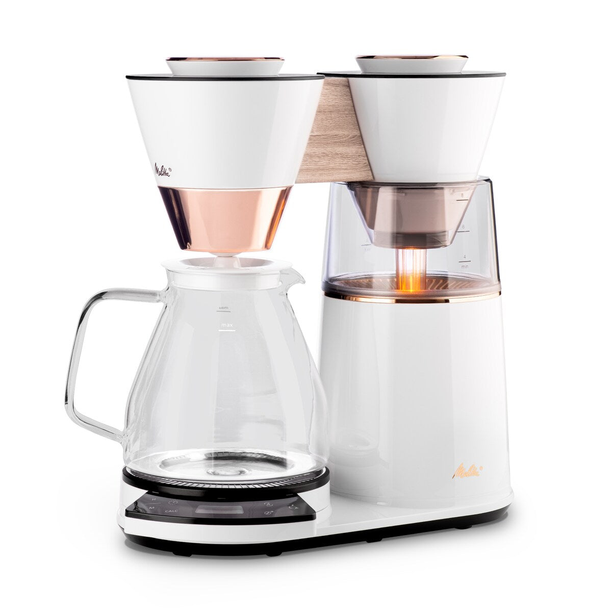 Vision Machine à café goutte-à-goutte Luxe 12 tasses avec tableau de bord rotatif